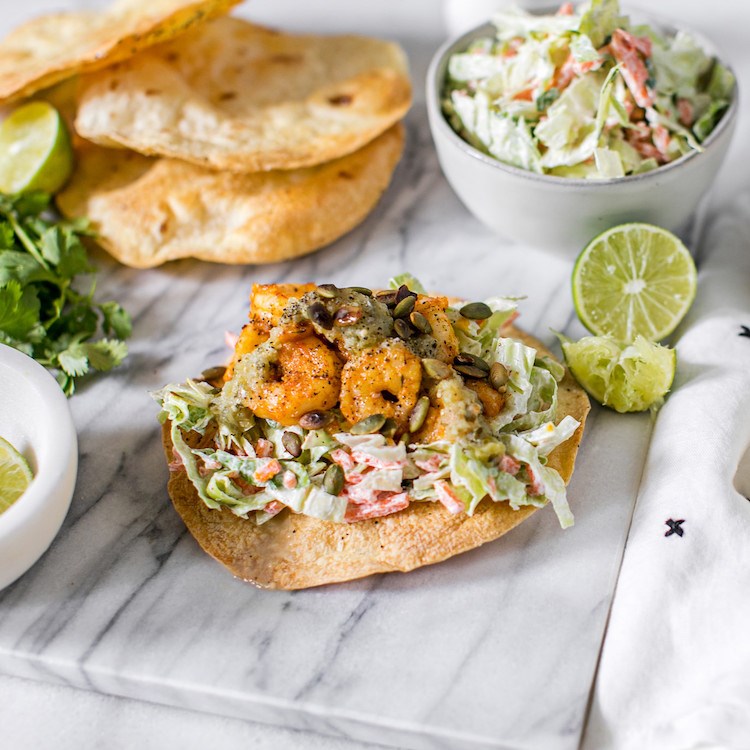 Picture of Crispy Shrimp Tostadas 